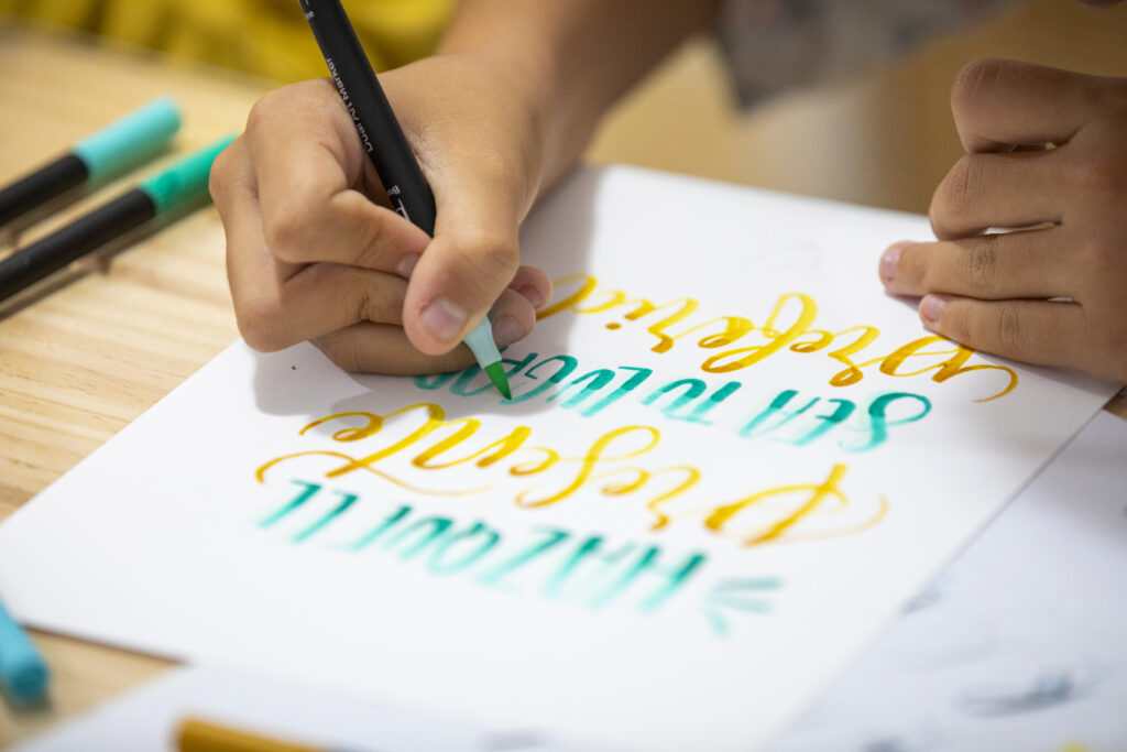 lettering eva ruiz, Taller Creativa Palencia